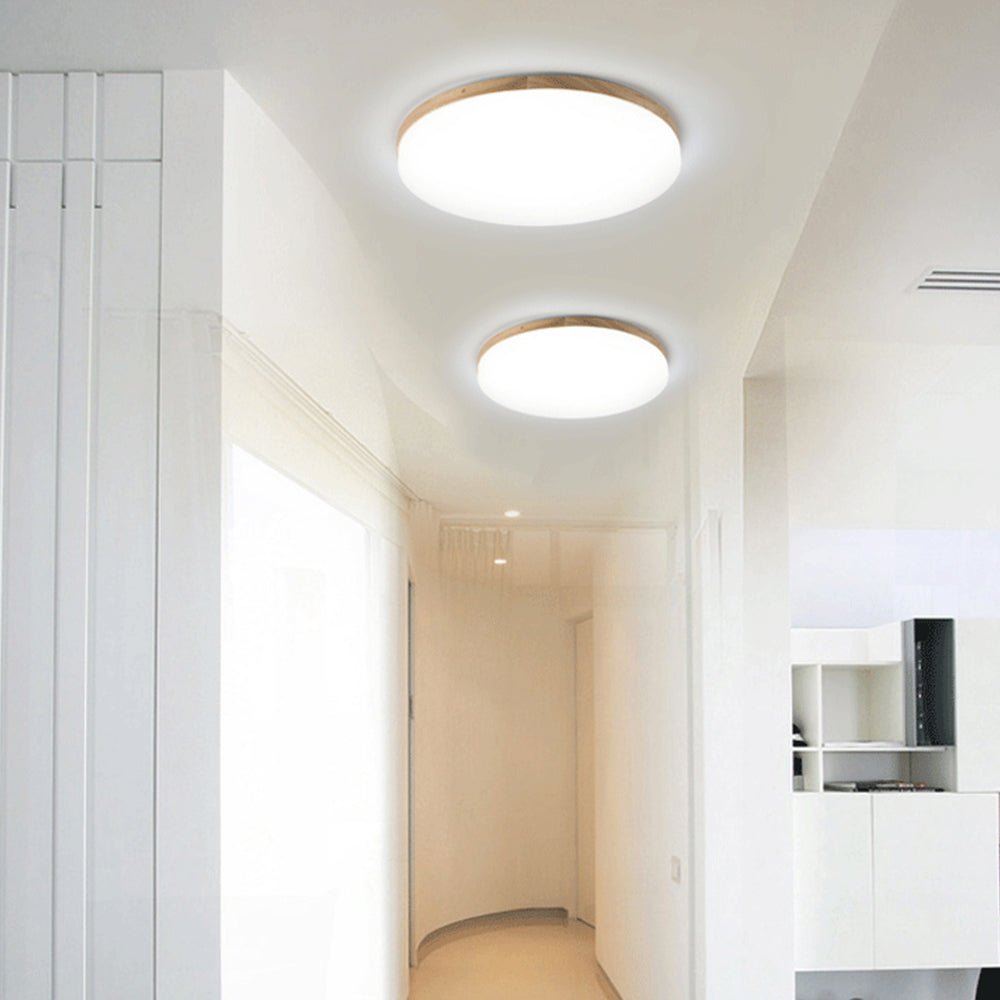 Plafonnier LED rond en acrylique