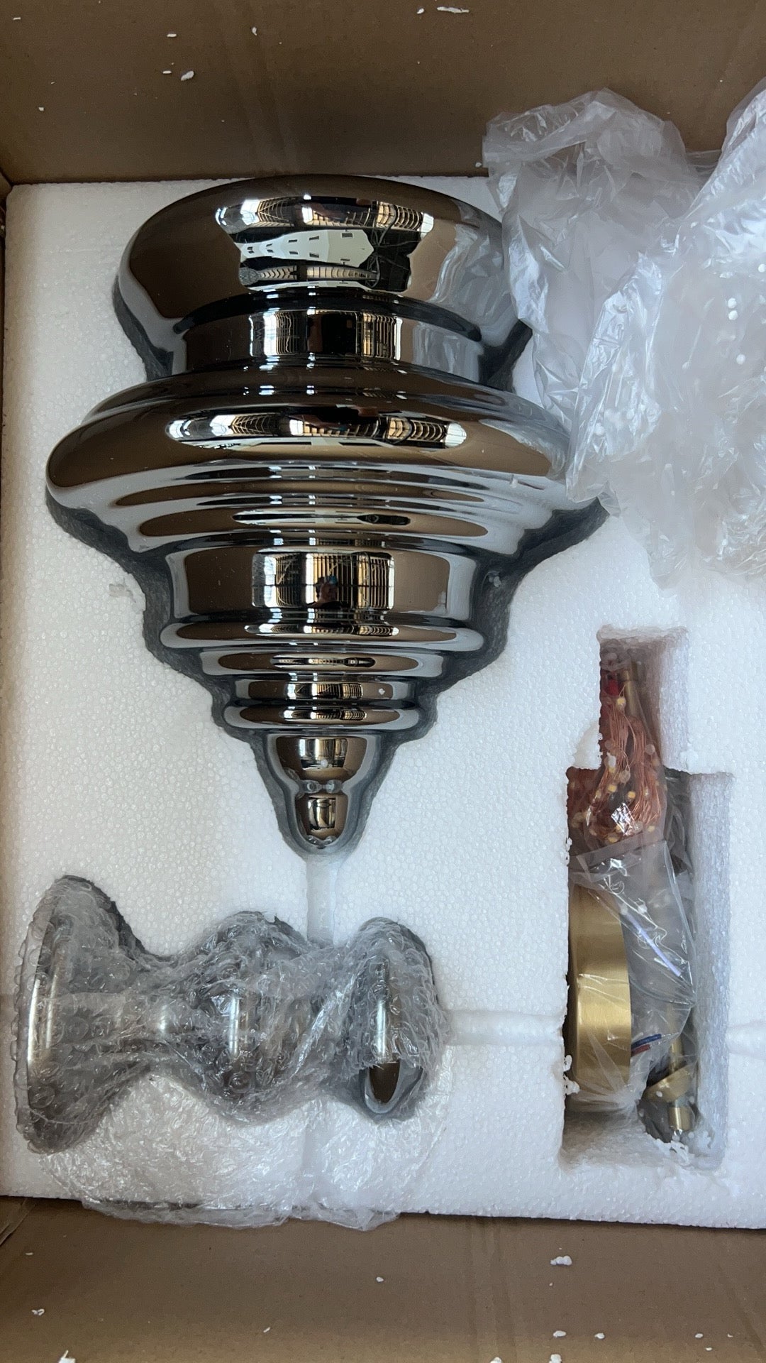 Suspension Luminaire Crystal Verre Luxueux