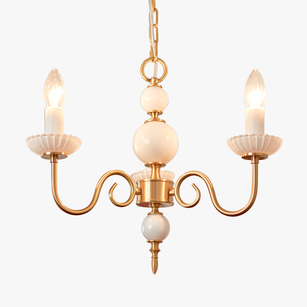 Lustre Crème style Médiéval