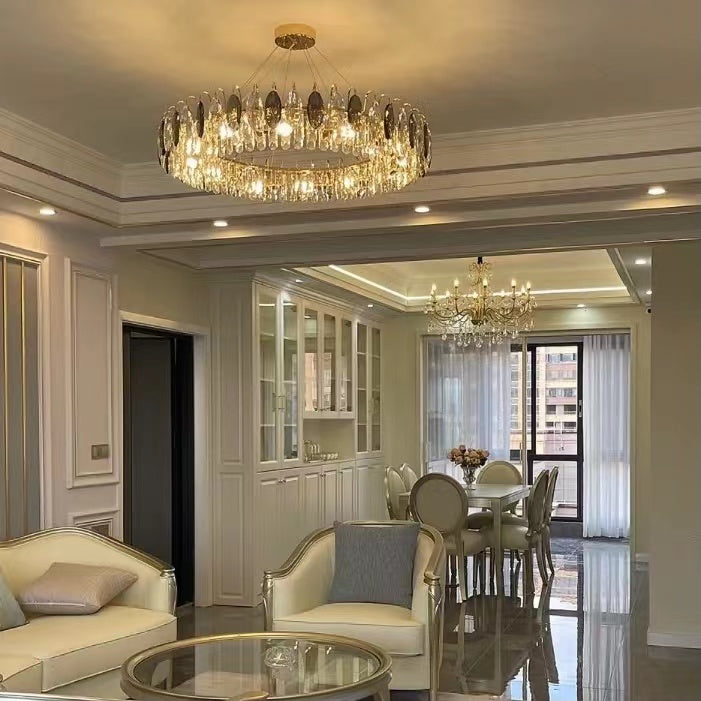 Lustre Luxueux En Cristal Prestigieux