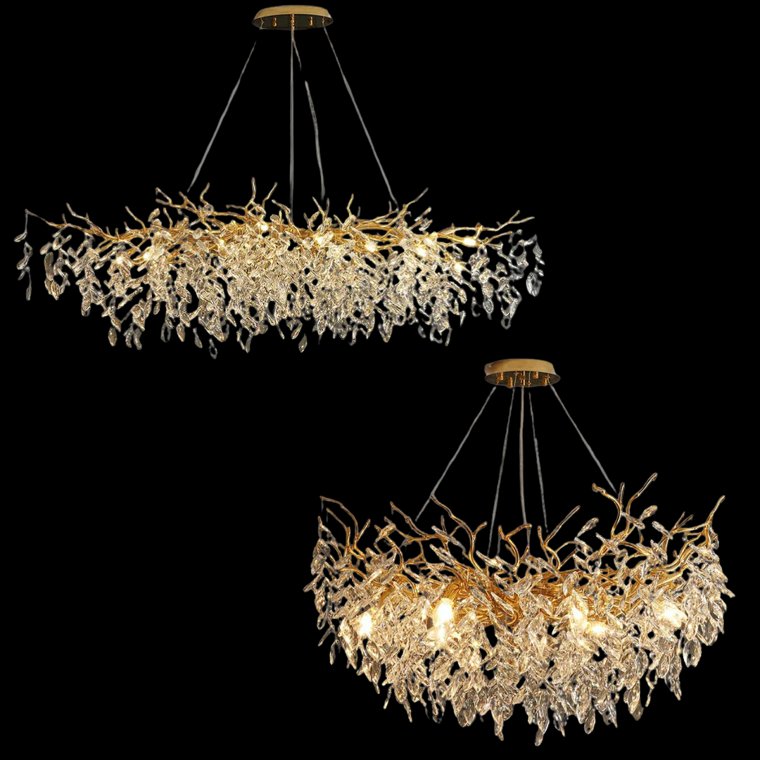 Lustre Cristal Style Français