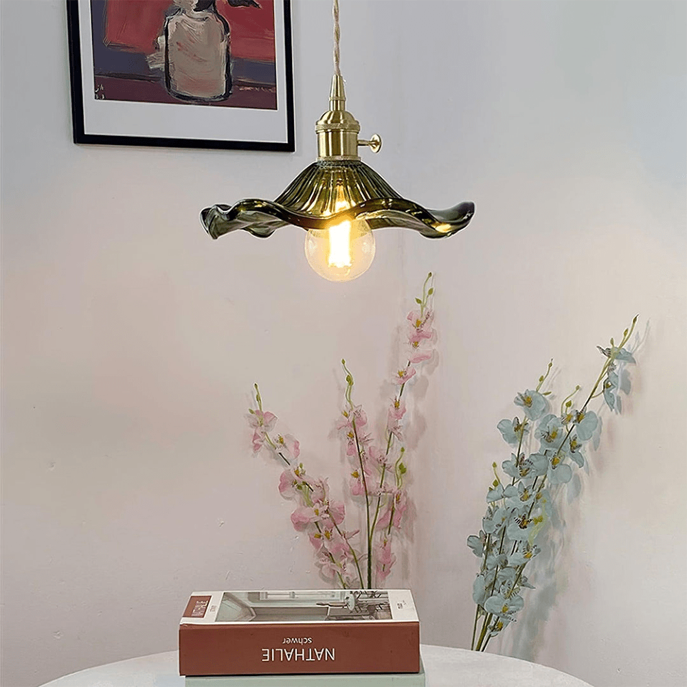 Suspension Luminaire Fleure Rétro