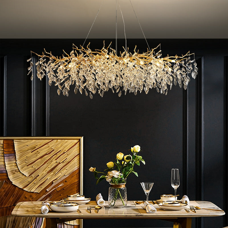 Lustre Cristal Style Français