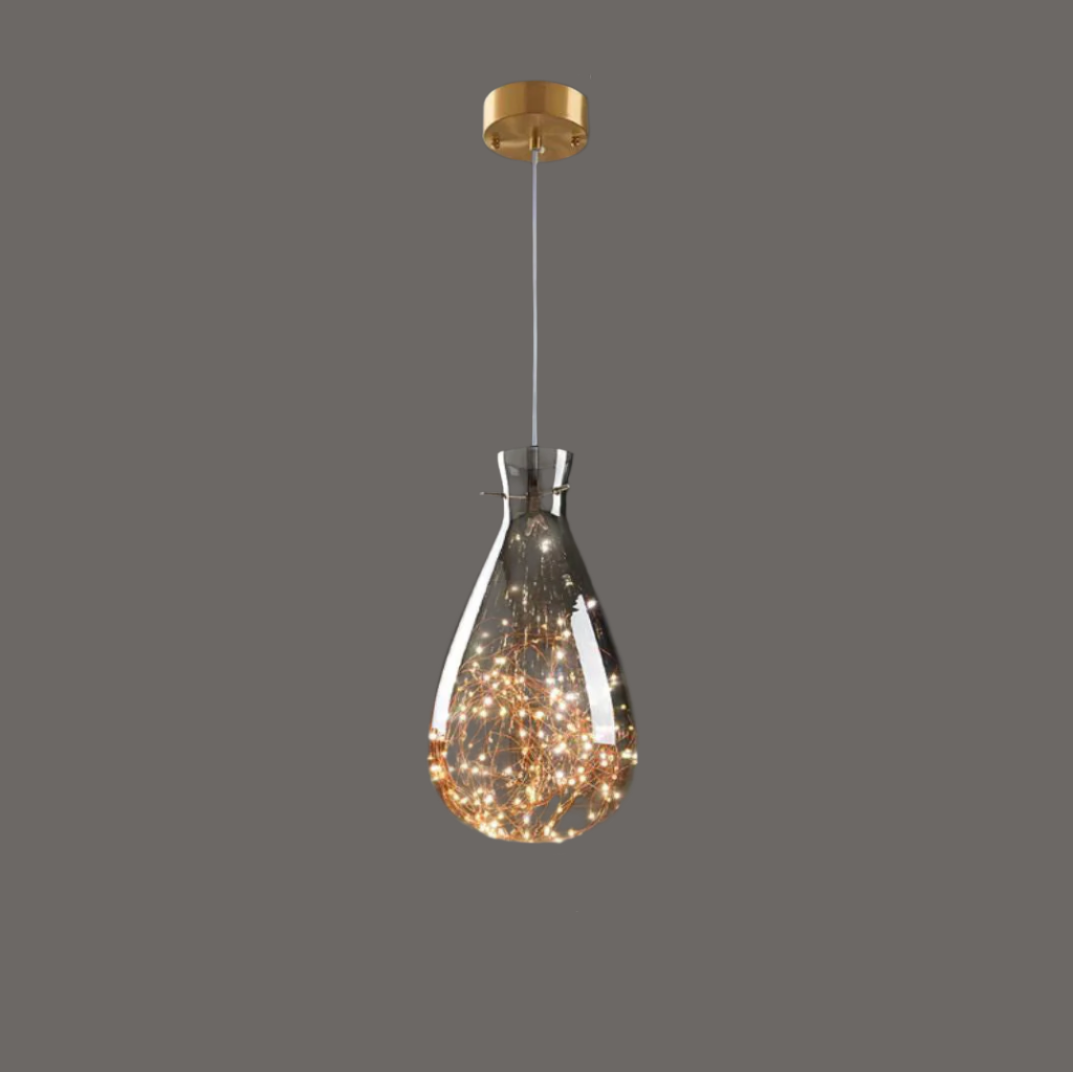 Suspension Luminaire Crystal Verre Luxueux