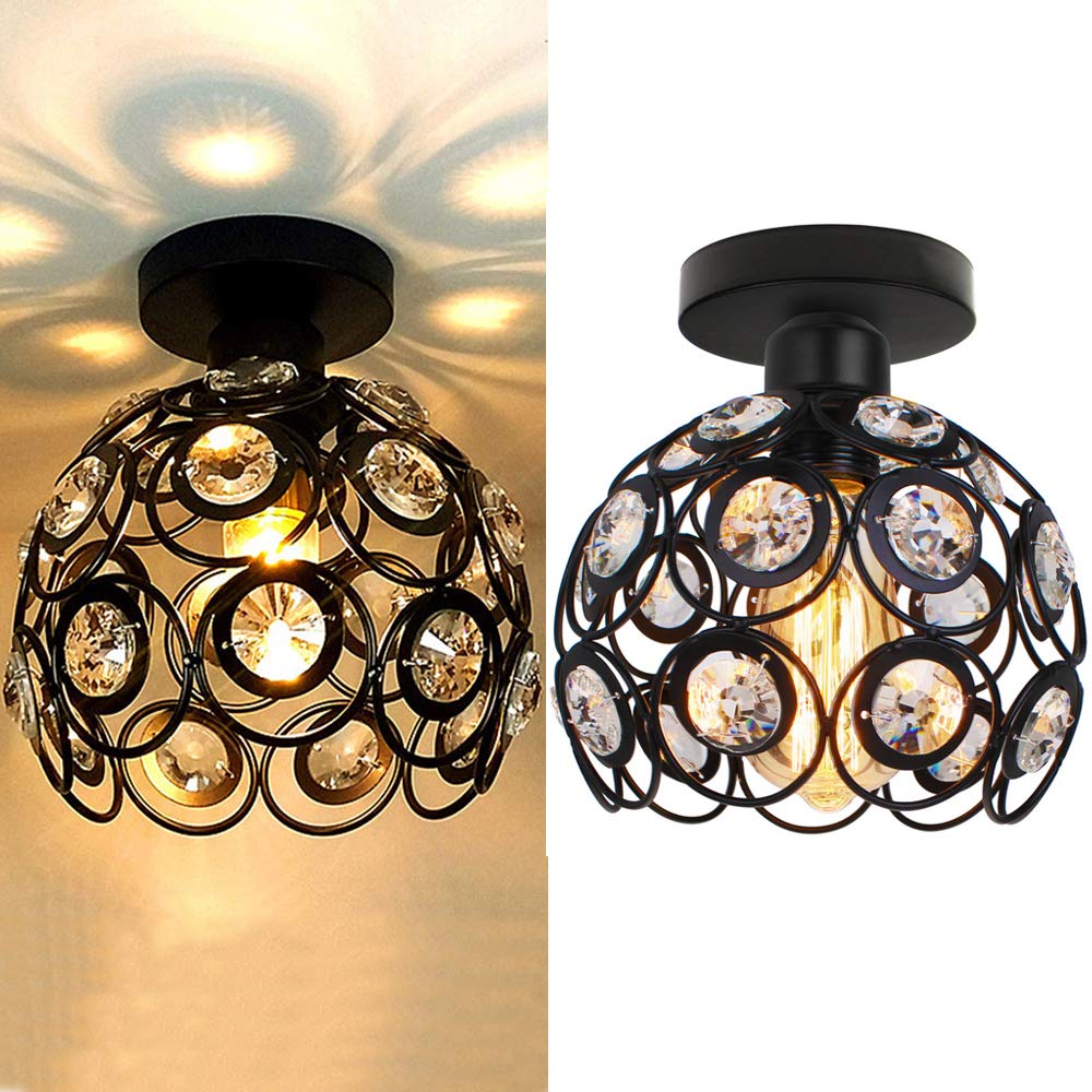 Plafonnier Boule Crystal