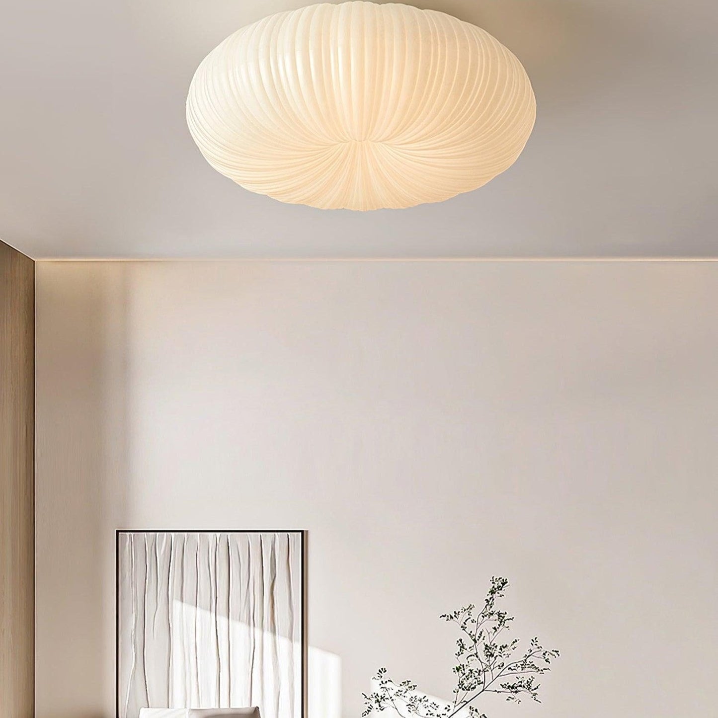 Plafonnier Style Citrouille