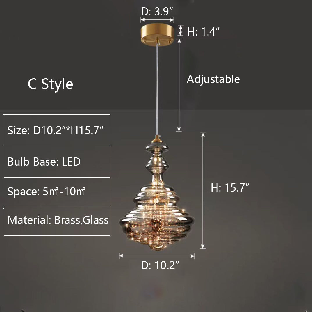Suspension Luminaire Crystal Verre Luxueux