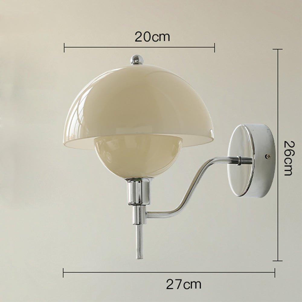 Applique Murale Champignon Crème Douce