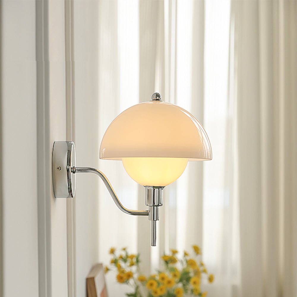 Applique Murale Champignon Crème Douce