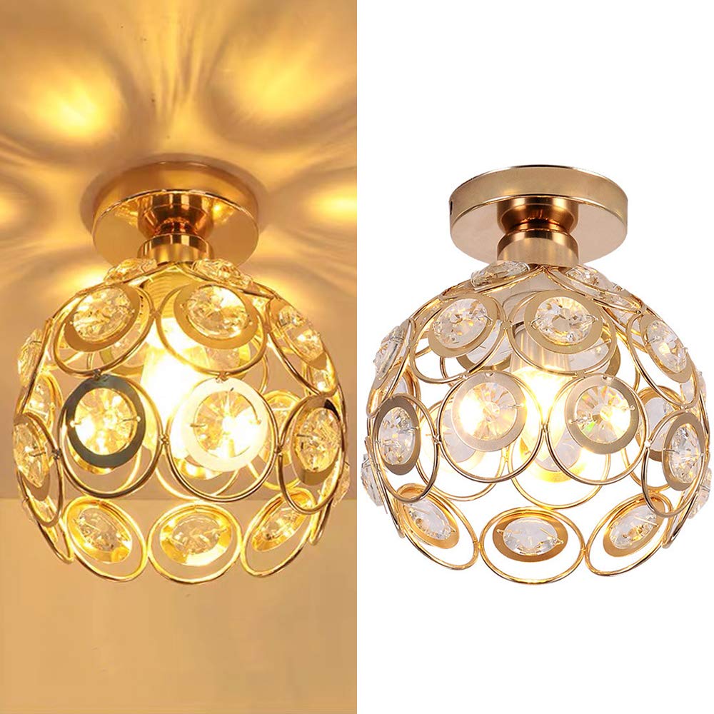 Plafonnier Boule Crystal