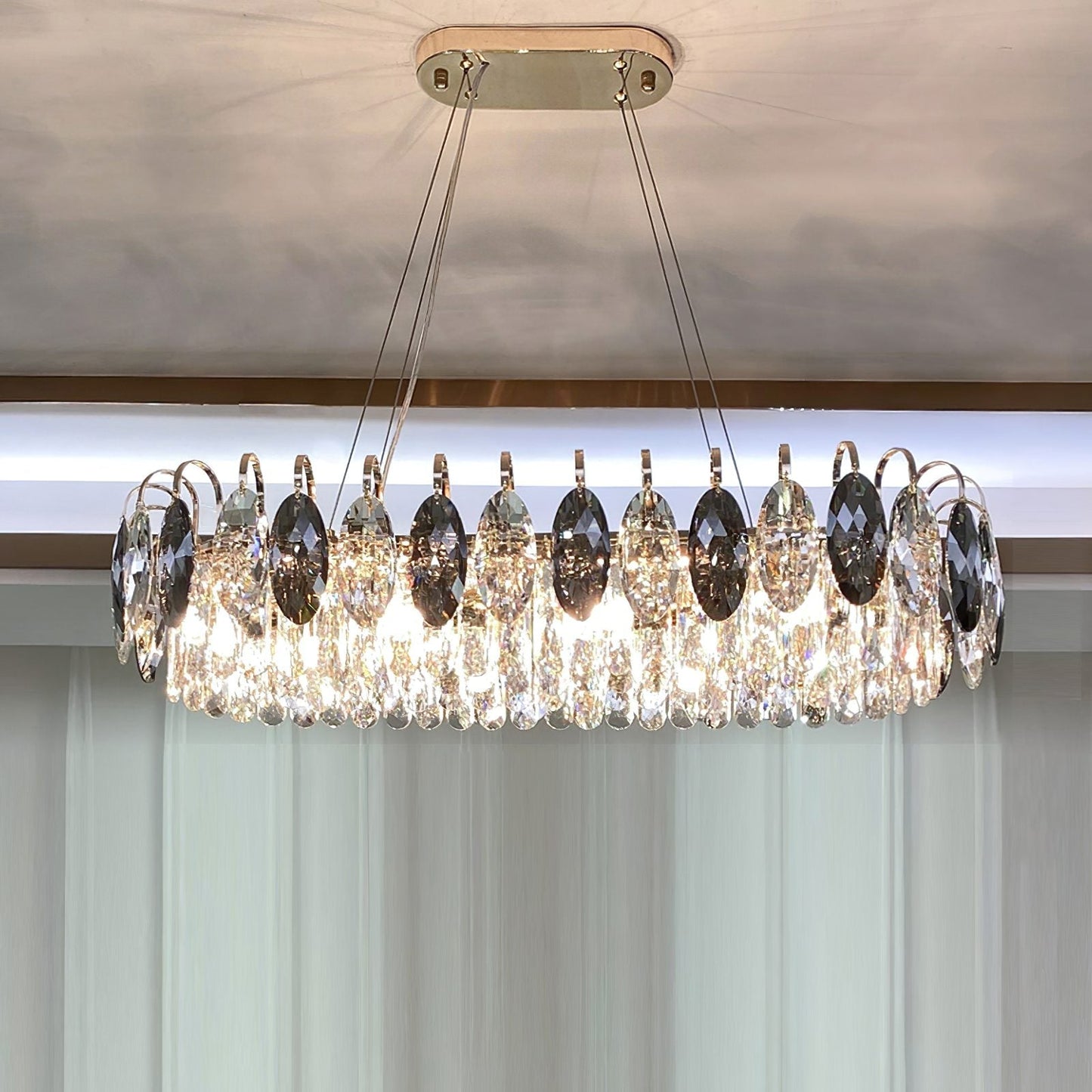 Lustre Luxueux En Cristal Prestigieux
