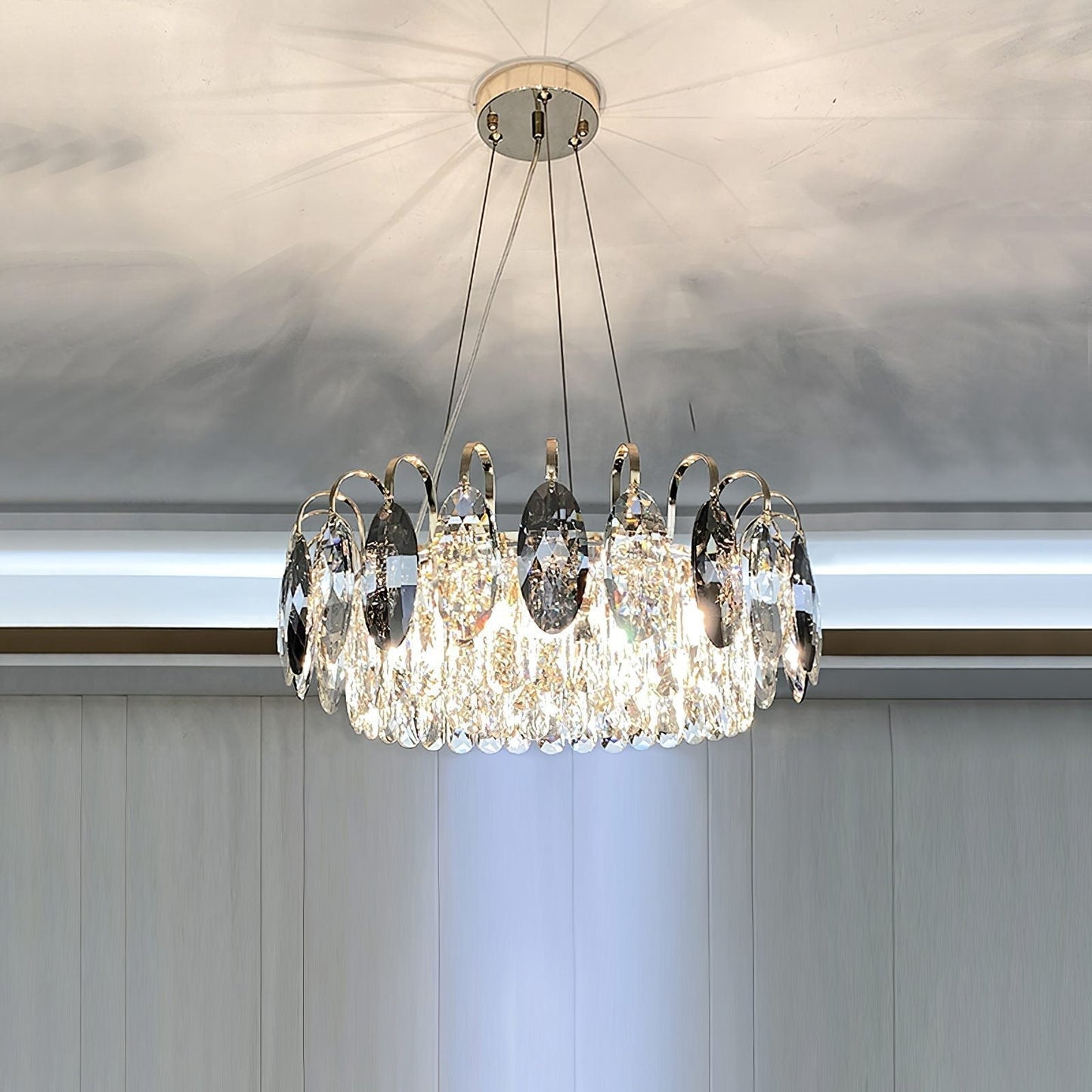 Lustre Luxueux En Cristal Prestigieux