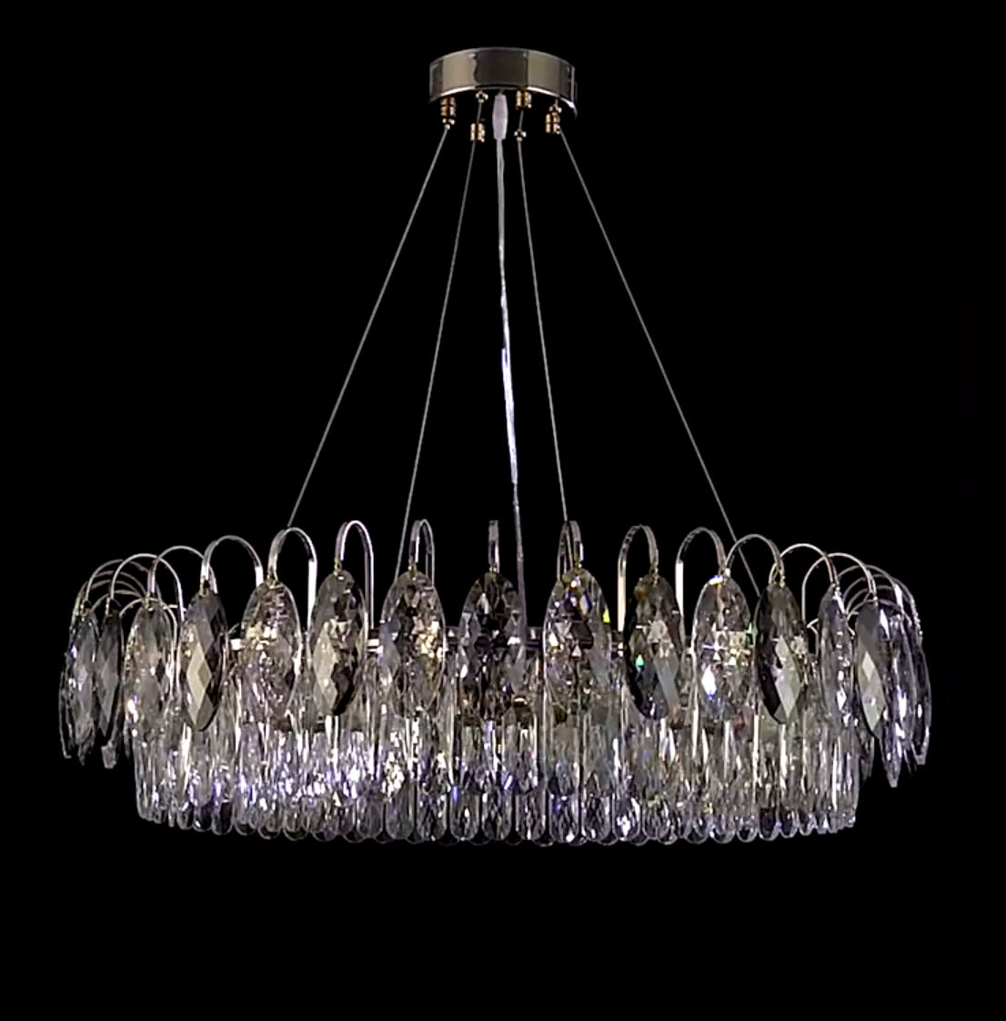 Lustre Luxueux En Cristal Prestigieux