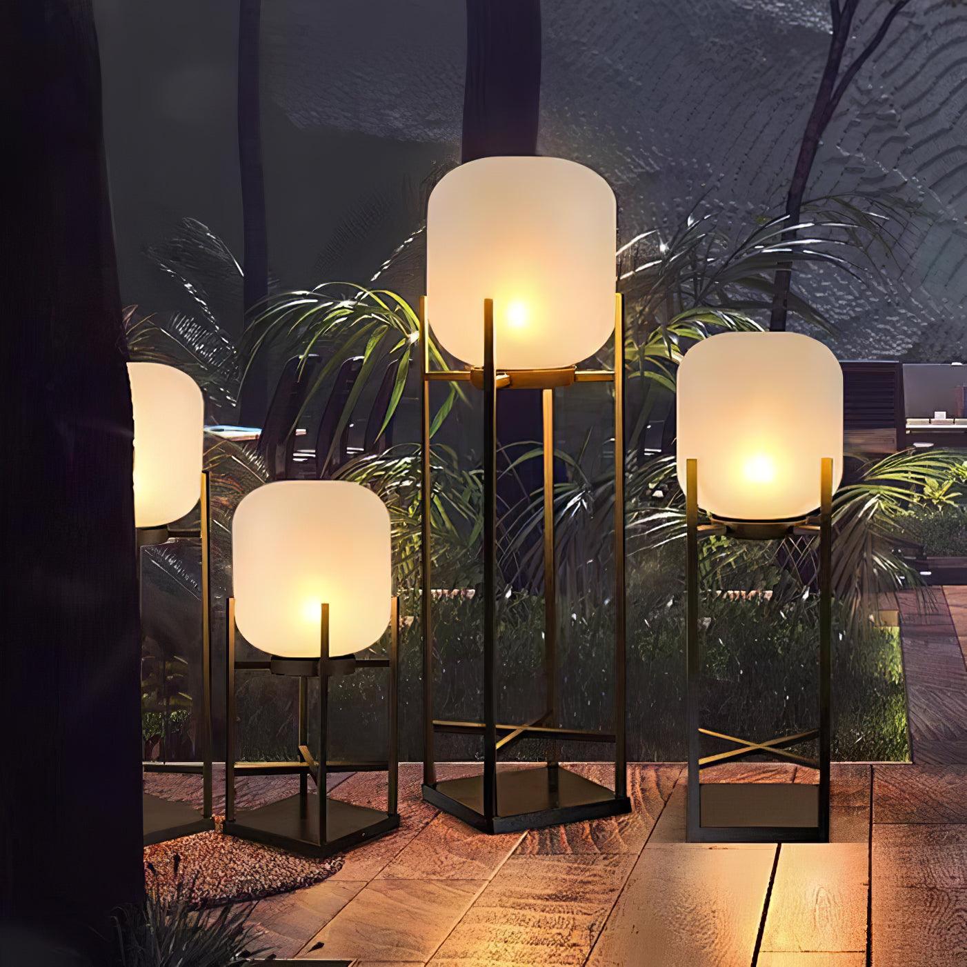 Lampadaire Extérieur/Intérieur Solaire Rechargeable Ou Fillaire
