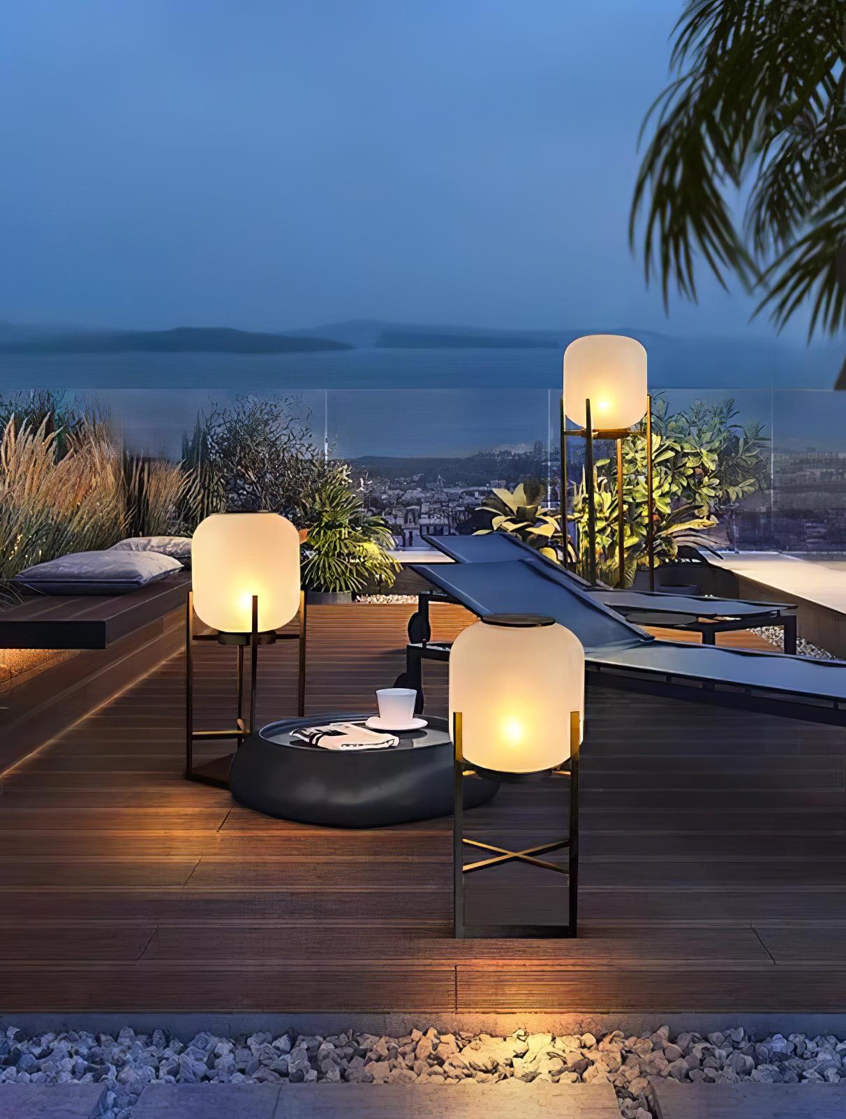 Lampadaire Extérieur/Intérieur Solaire Rechargeable Ou Fillaire
