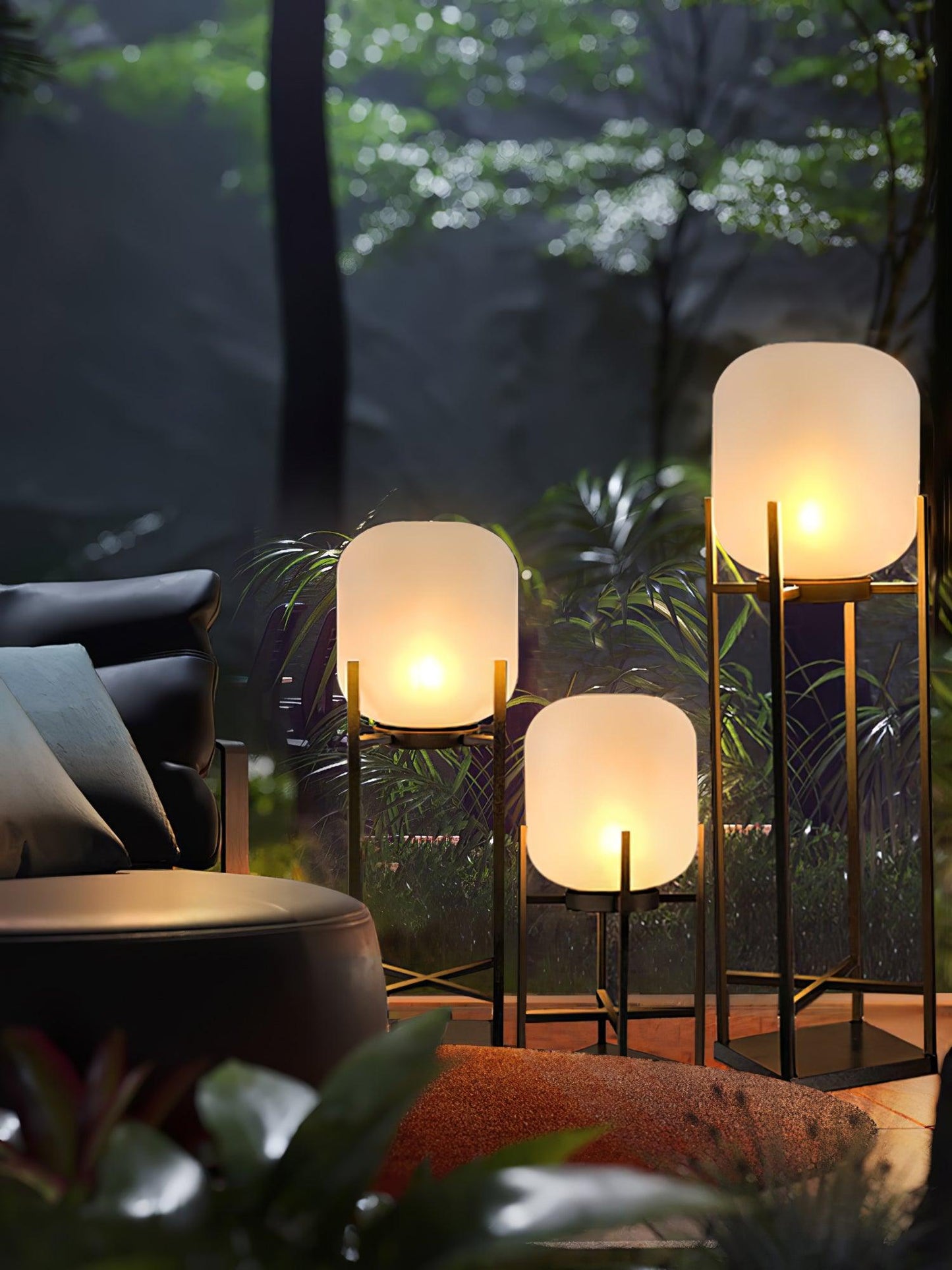 Lampadaire Extérieur/Intérieur Solaire Rechargeable Ou Fillaire