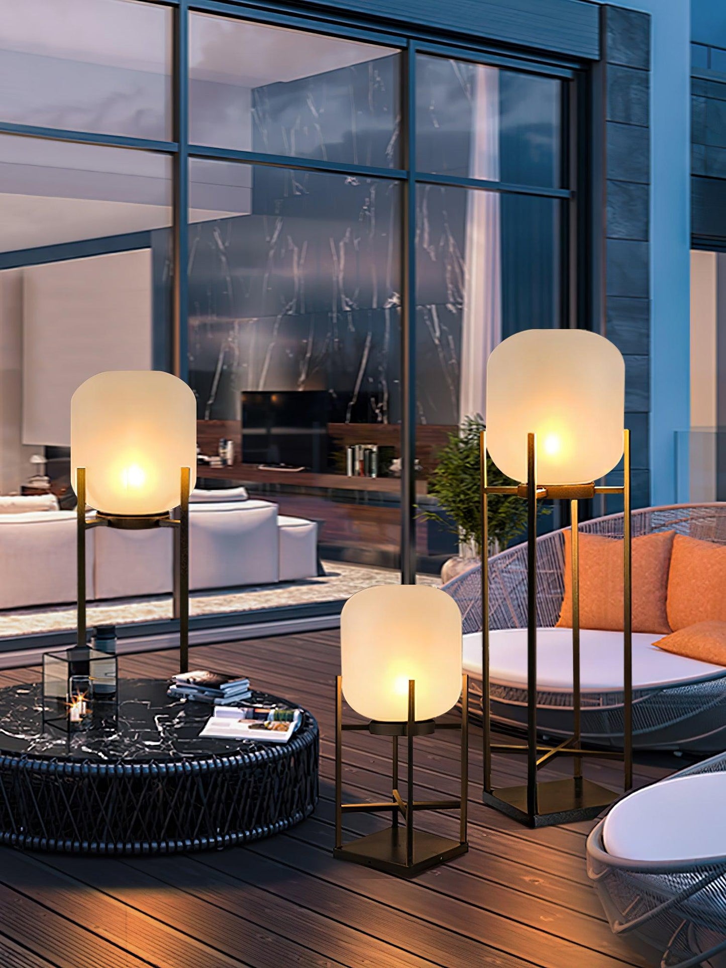 Lampadaire Extérieur/Intérieur Solaire Rechargeable Ou Fillaire