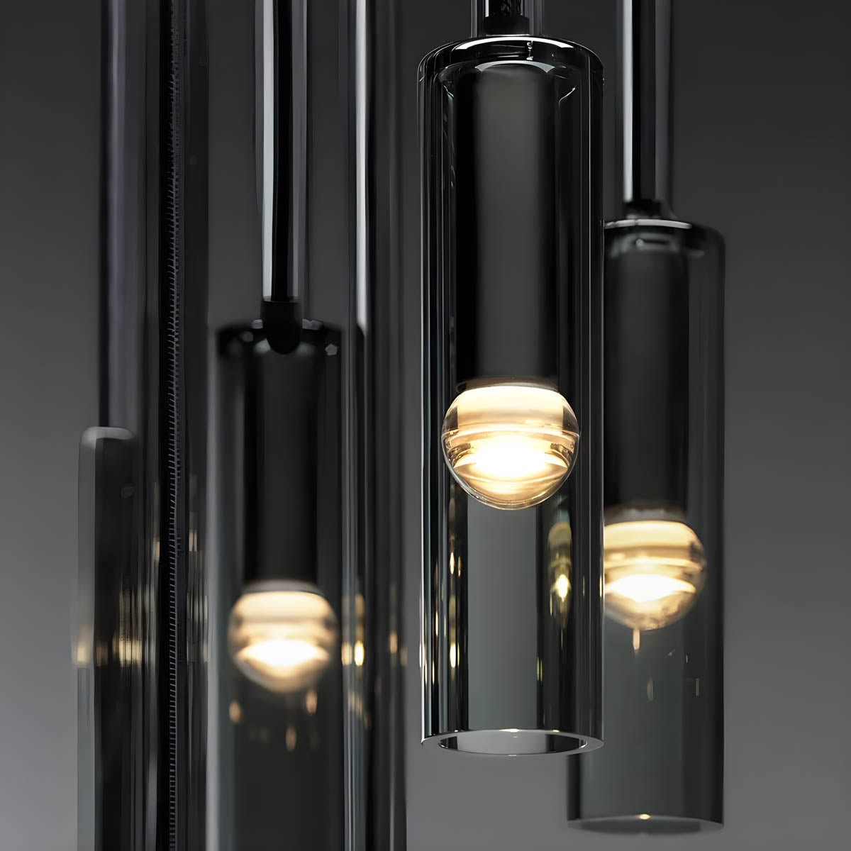 Suspension Luminaire Bouteille élégante
