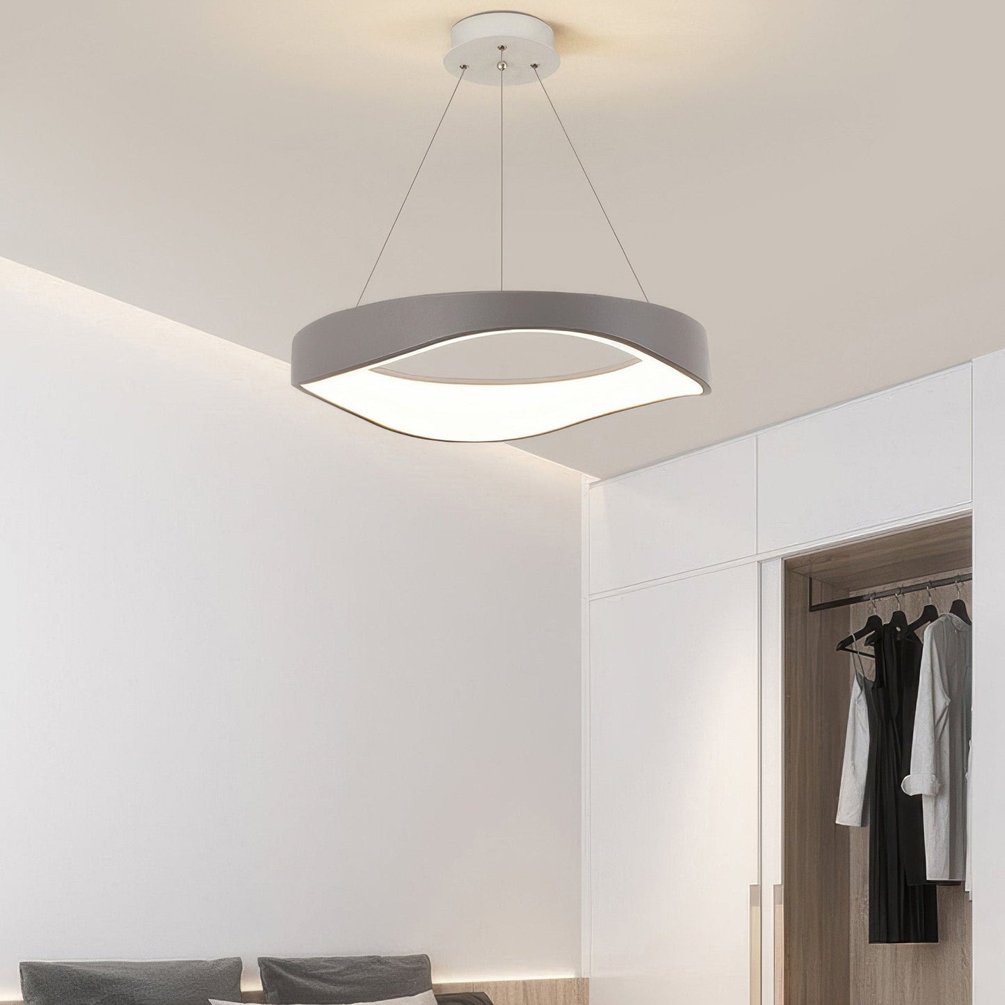 Suspension Luminaire Aesthetic En Bois Led