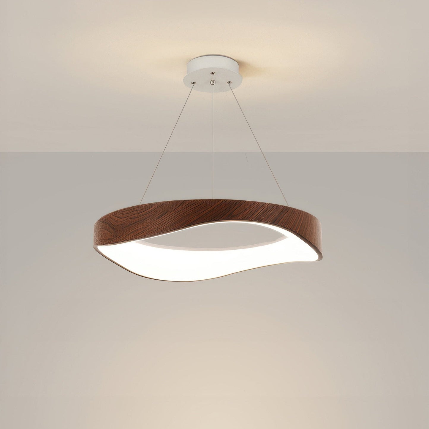 Suspension Luminaire Aesthetic En Bois Led