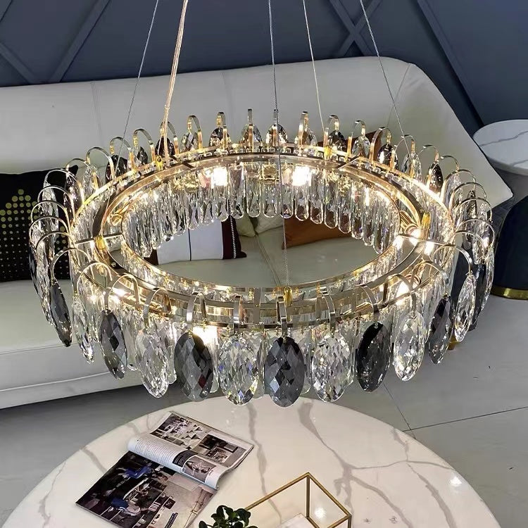 Lustre Luxueux En Cristal Prestigieux