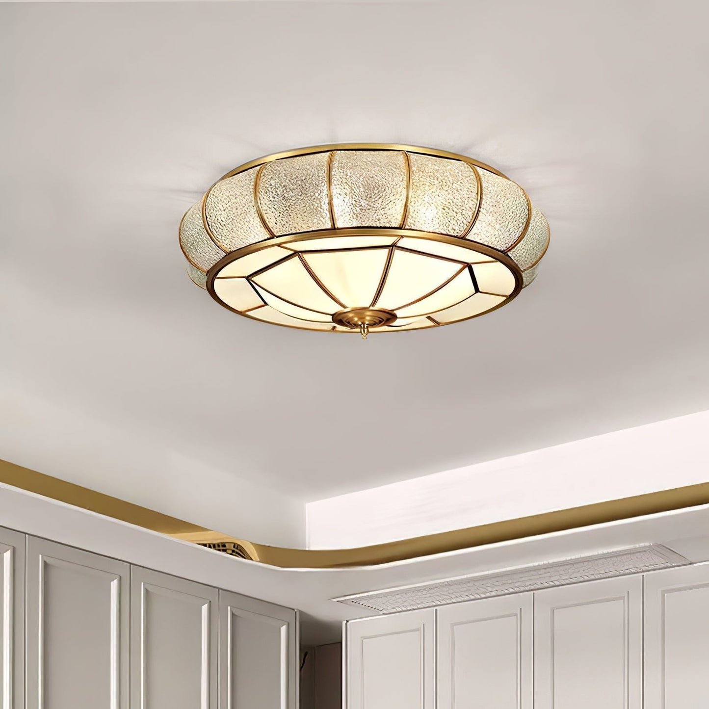 Plafonnier Led en Laiton