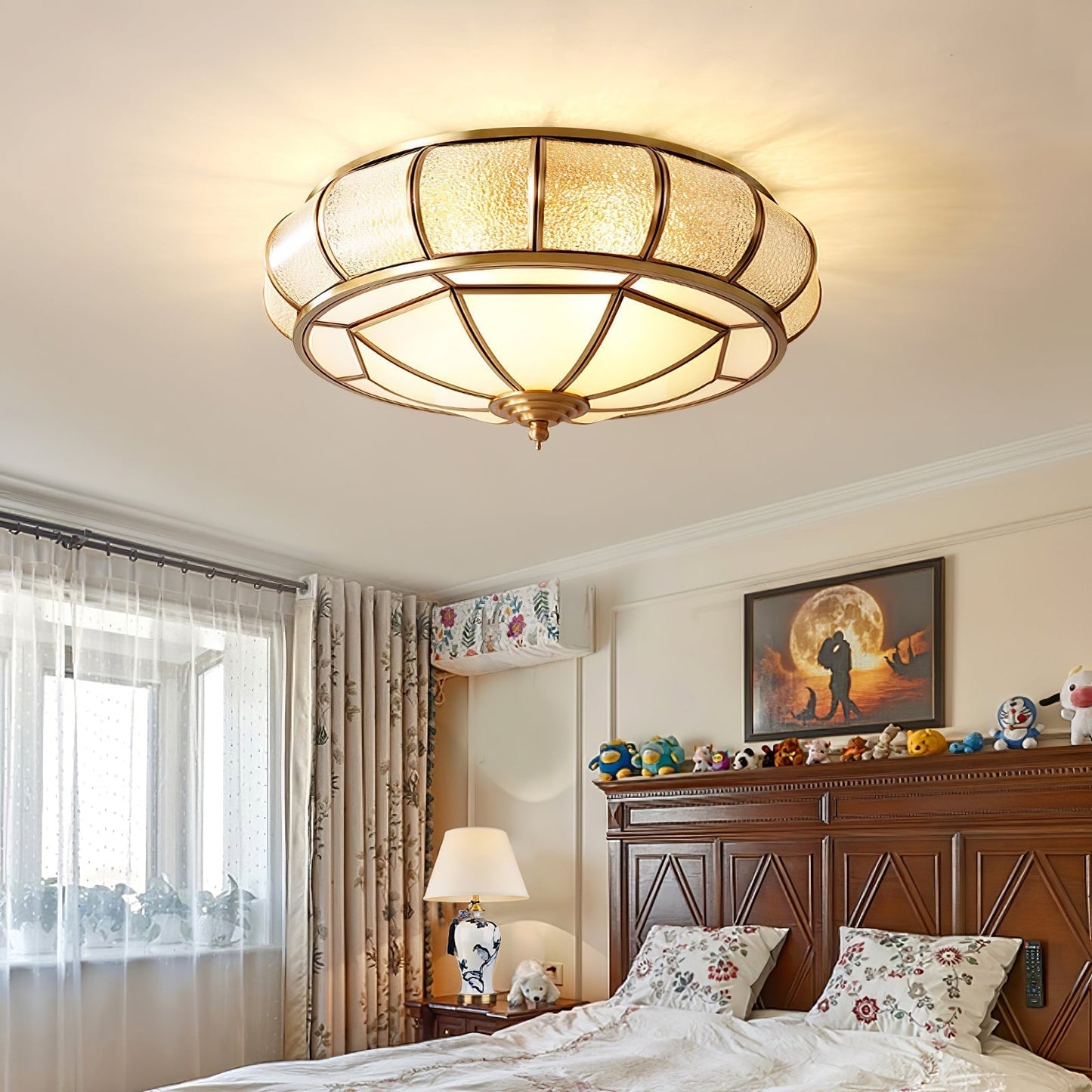 Plafonnier Led en Laiton