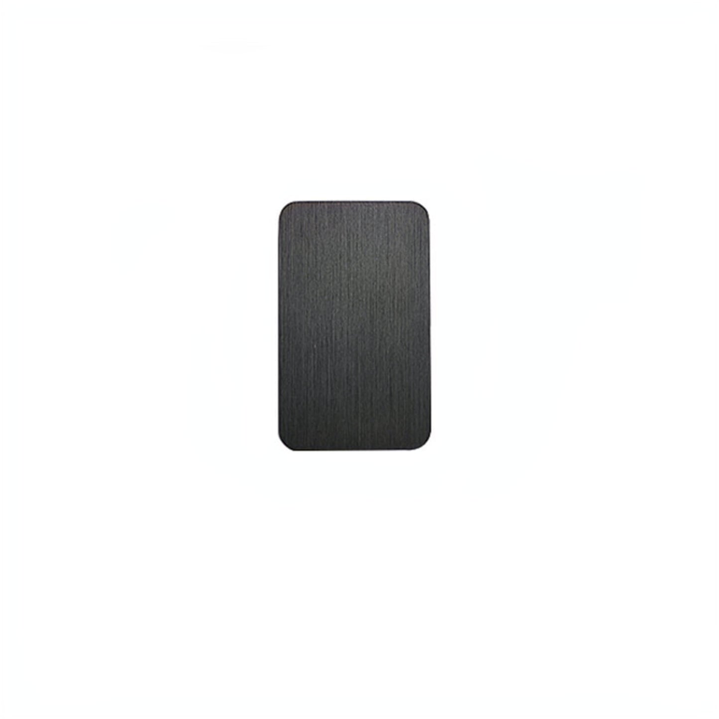 Applique Murale Rectangle Métal Noir