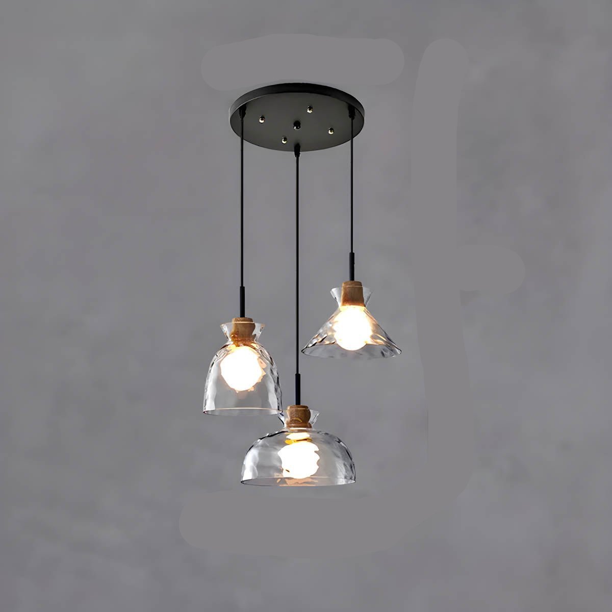 Lustre - Suspension Minimaliste En Verre