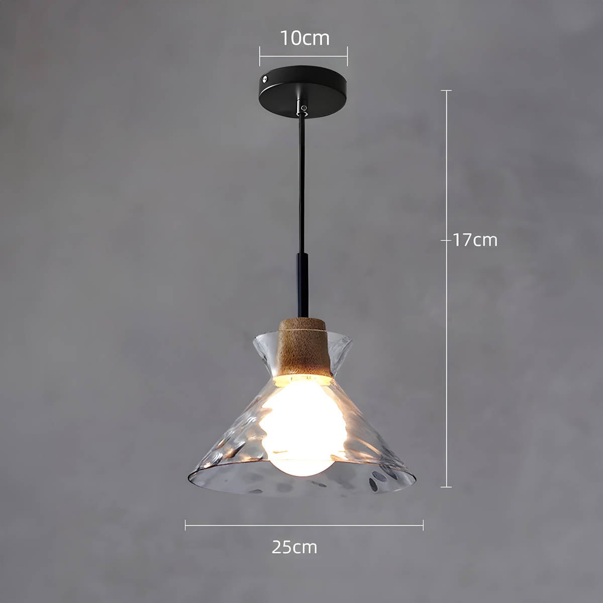 Lustre - Suspension Minimaliste En Verre