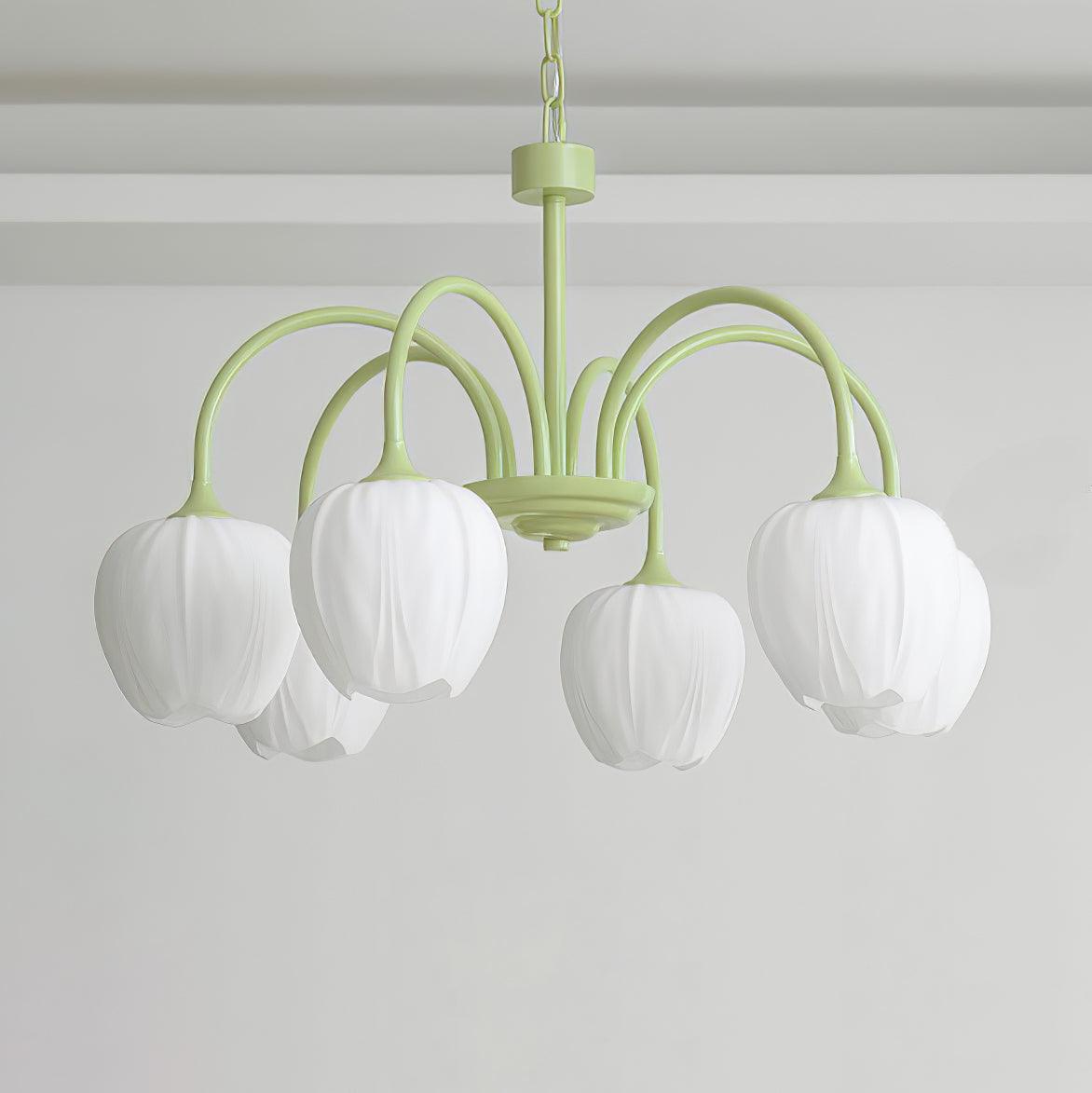 Lustre Tulipes Suspendues Élégant