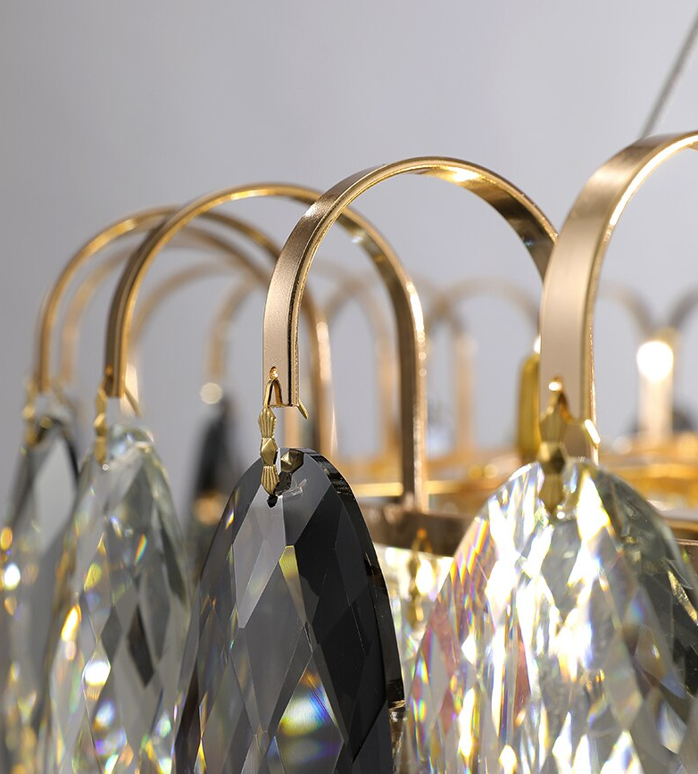 Lustre Luxueux En Cristal Prestigieux