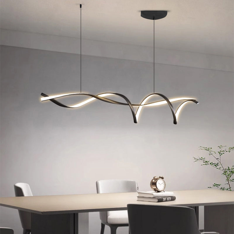 Lustre - Suspension Spirale Moderne LED Dimmable