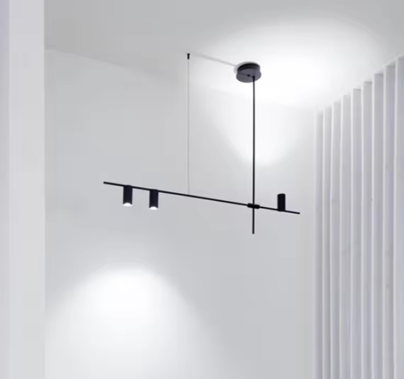 Lustre Minimaliste - Barre De Suspension Élégante
