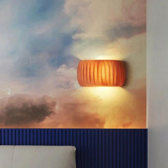 Applique Murale Art Déco Rainurée Résine