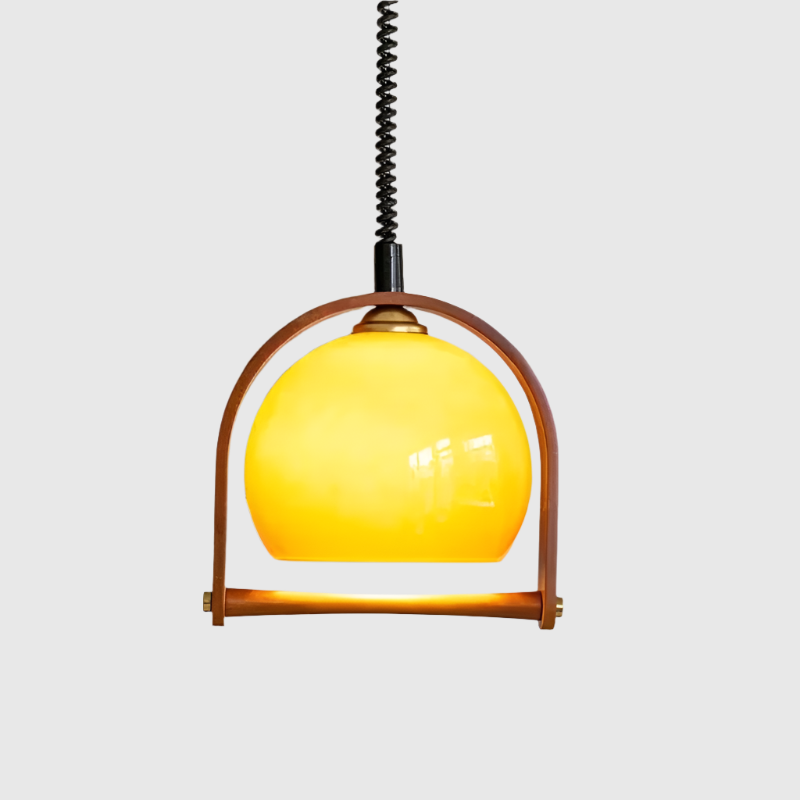 Suspension Luminaire Vintage En Verre