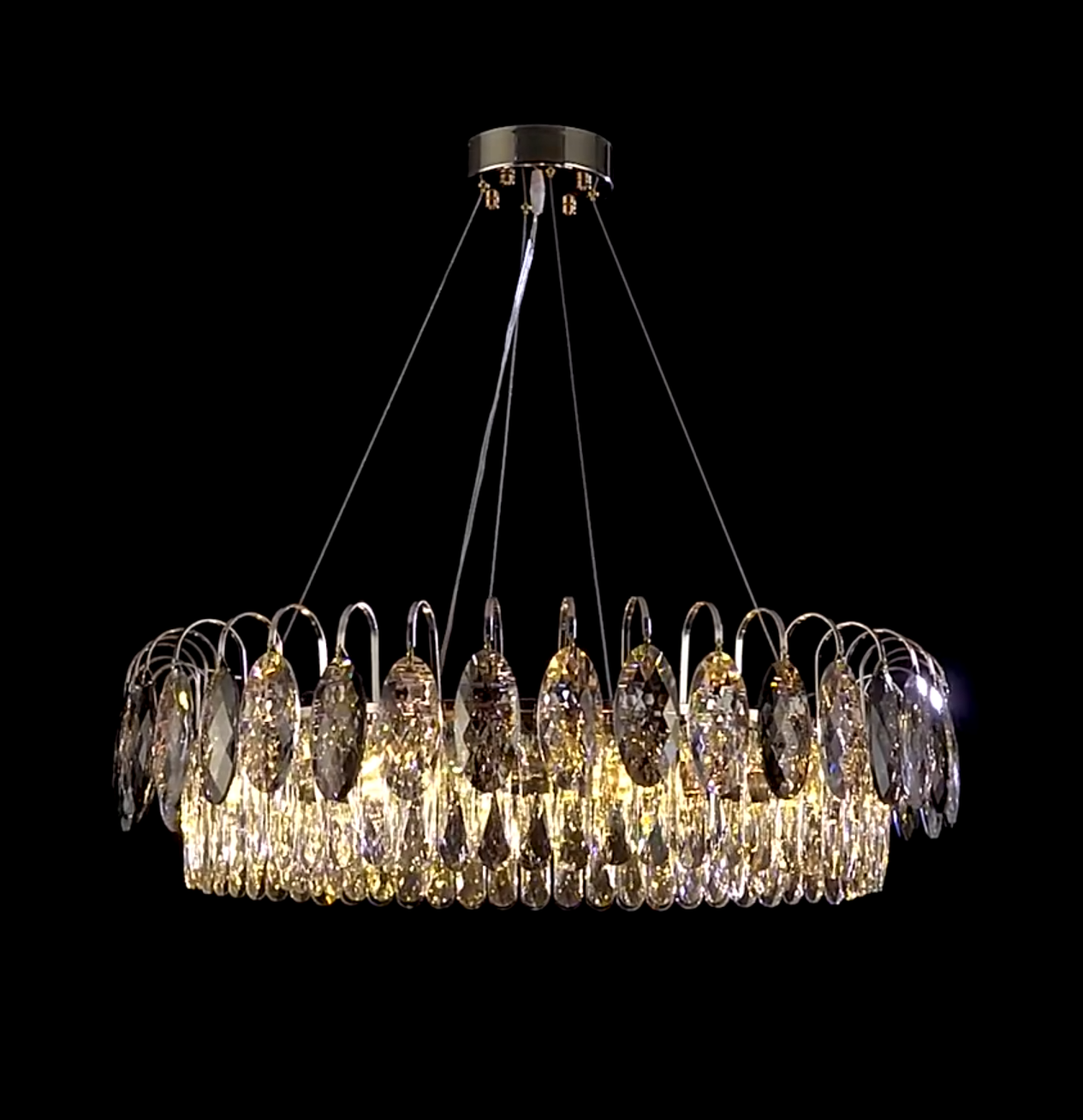 Lustre Luxueux En Cristal Prestigieux