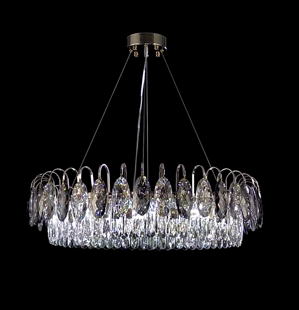 Lustre Luxueux En Cristal Prestigieux