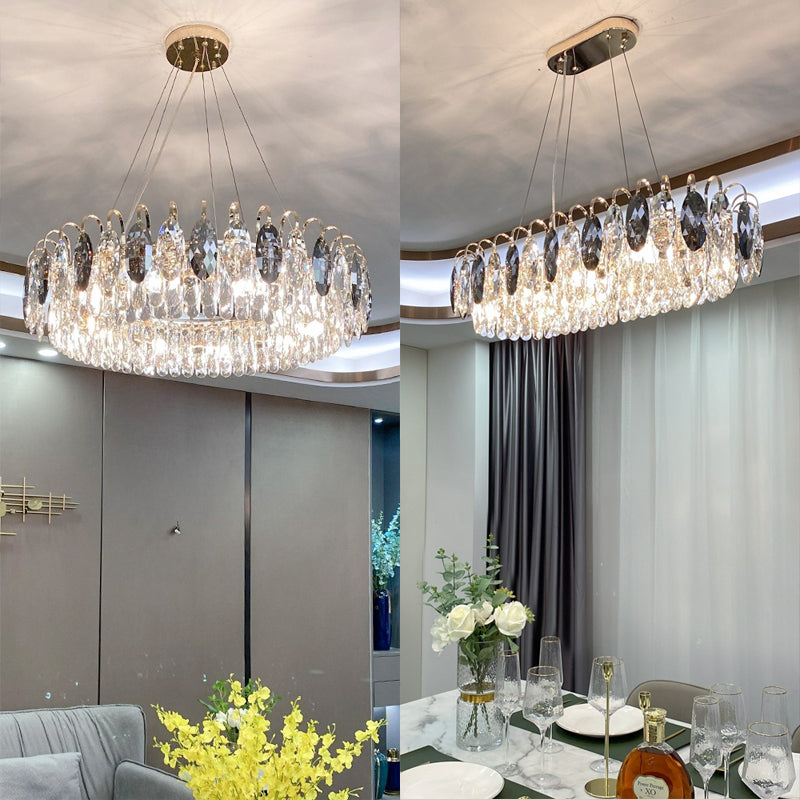 Lustre Luxueux En Cristal Prestigieux