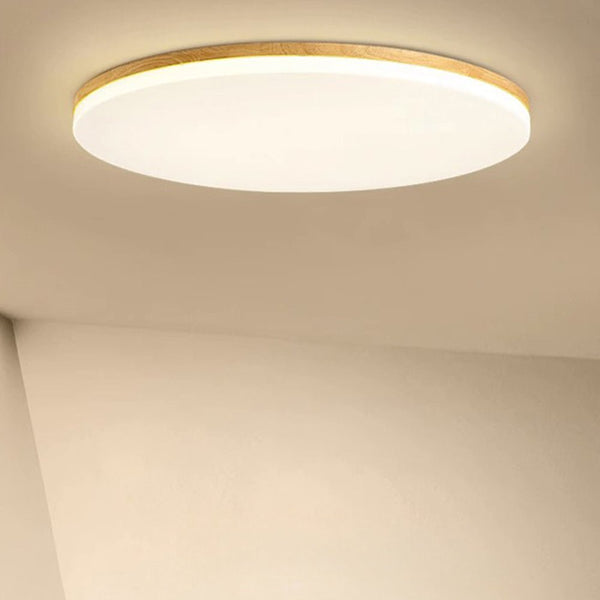 Plafonnier LED rond en acrylique
