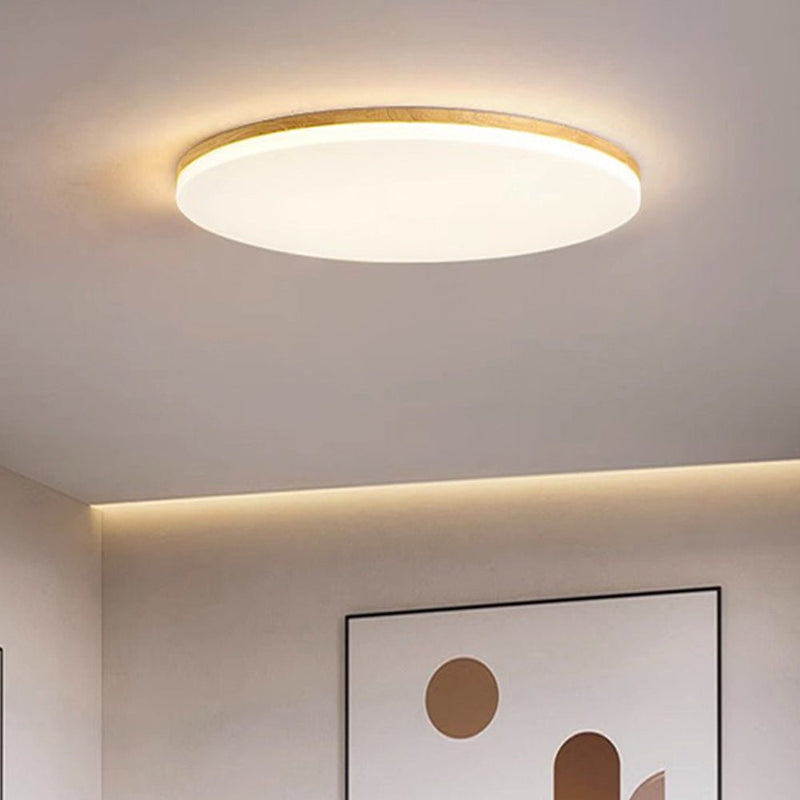 Plafonnier LED rond en acrylique