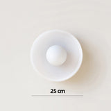 Plafonnier en verre Design