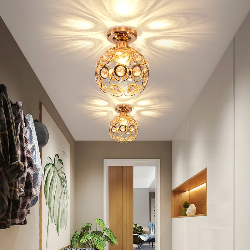 Plafonnier Boule Crystal