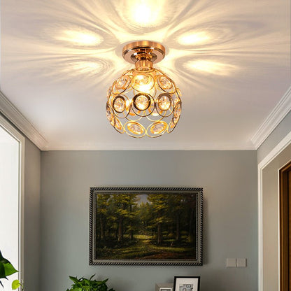 Plafonnier Boule Crystal