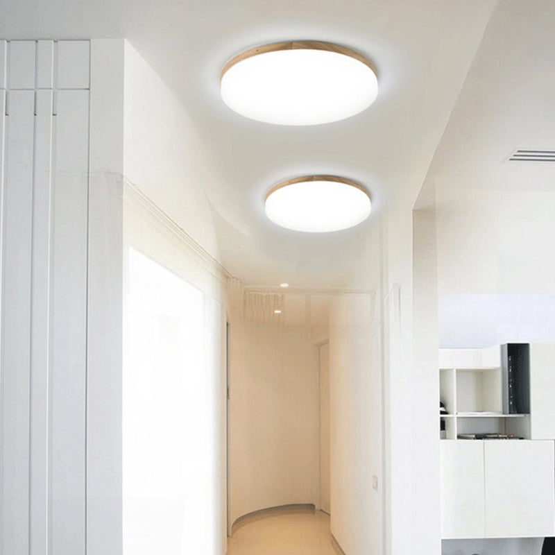 Plafonnier LED rond en acrylique
