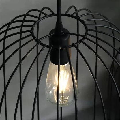 Lampadaire Cage Grillage Rayé Minimaliste