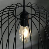 Lampadaire Cage Grillage Rayé Minimaliste