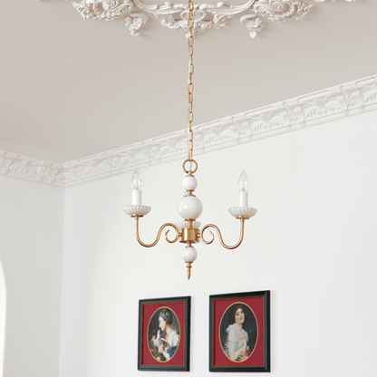 Lustre Crème style Médiéval