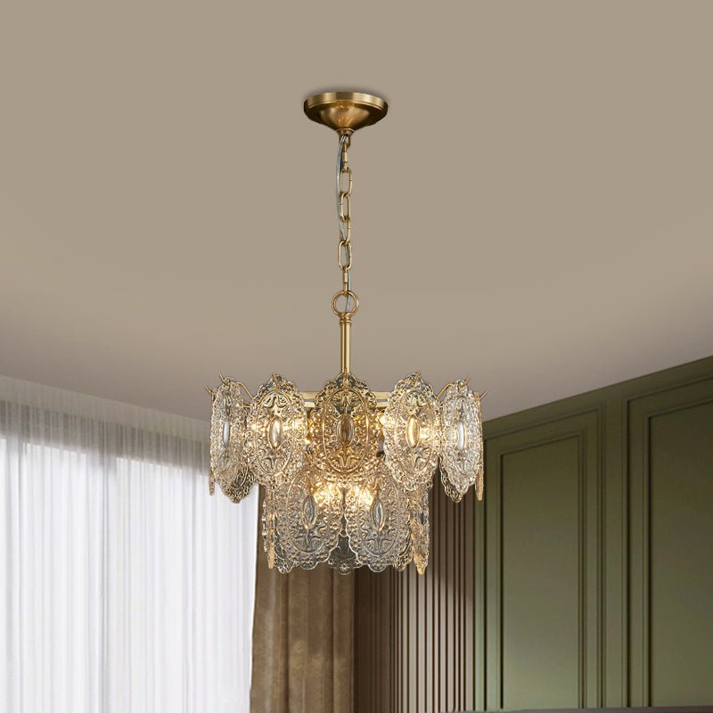 Lustre Retro En Cristal