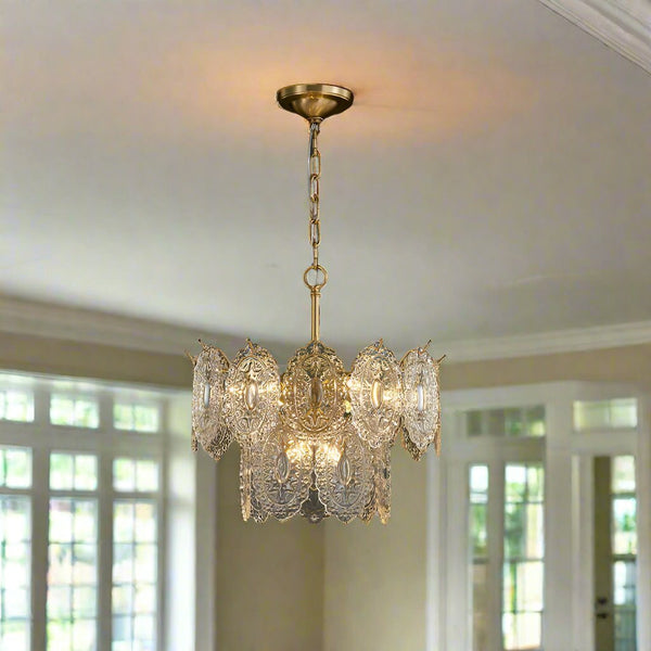 Lustre Retro En Cristal